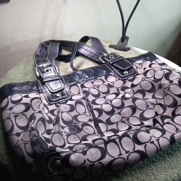 Vintage Coach purse tote bag - Picture 2 of 4